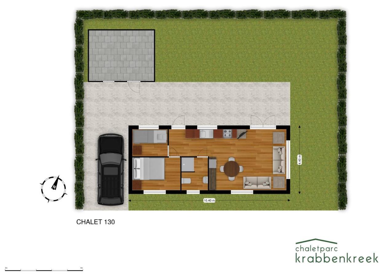 Chaletparc Krabbenkreek Zeeland - Chalet 130 Сінт-Анналанд Екстер'єр фото